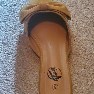 Trary mustard yellow Flats